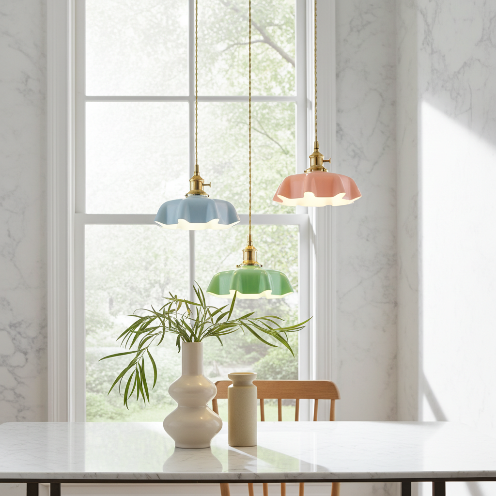 LustraBelle – Contemporary Brass Pendant Lamp for Stylish Spaces